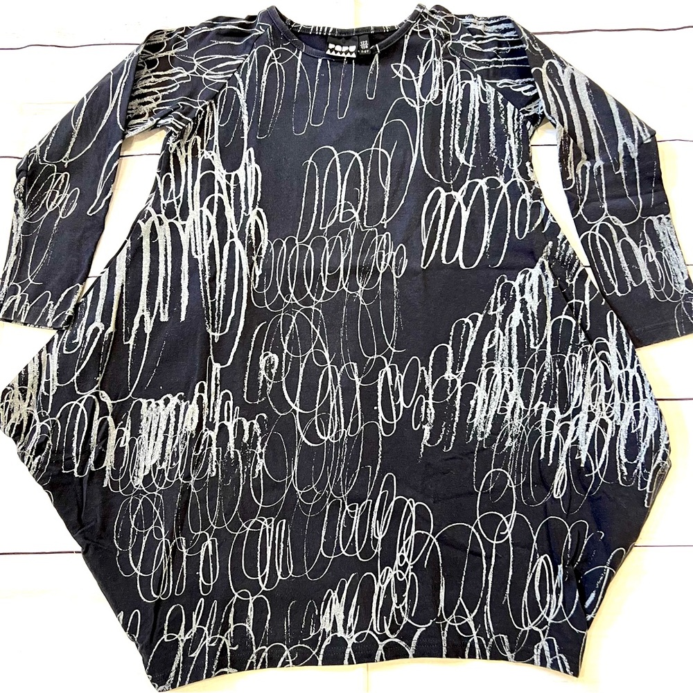 Papu Organic Cotton Scribble Dress